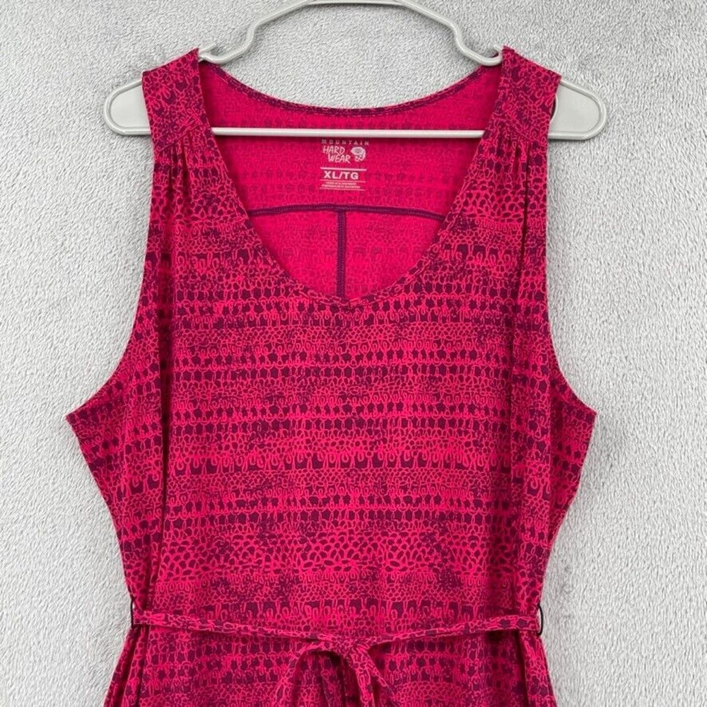Mountain Hardwear Pink Patterned Midi Dress - Picture 3 of 12